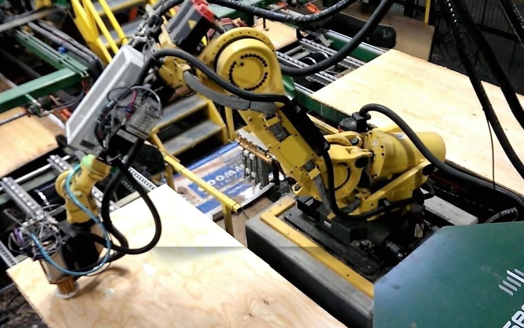 Revolutionizing Wood Veneer Production: Introducing Globe’s PolyPatch FANUC Robots at Georgia-Pacific